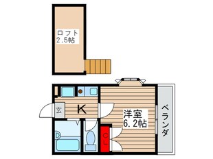 シャルムＦ２の物件間取画像